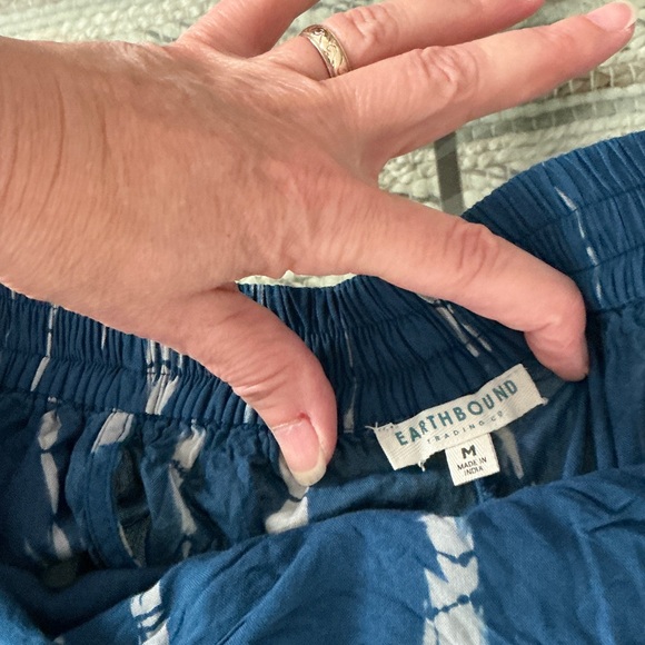 EARTHBOUND Blue and White Tie-Dye Joggers - Picture 7 of 9